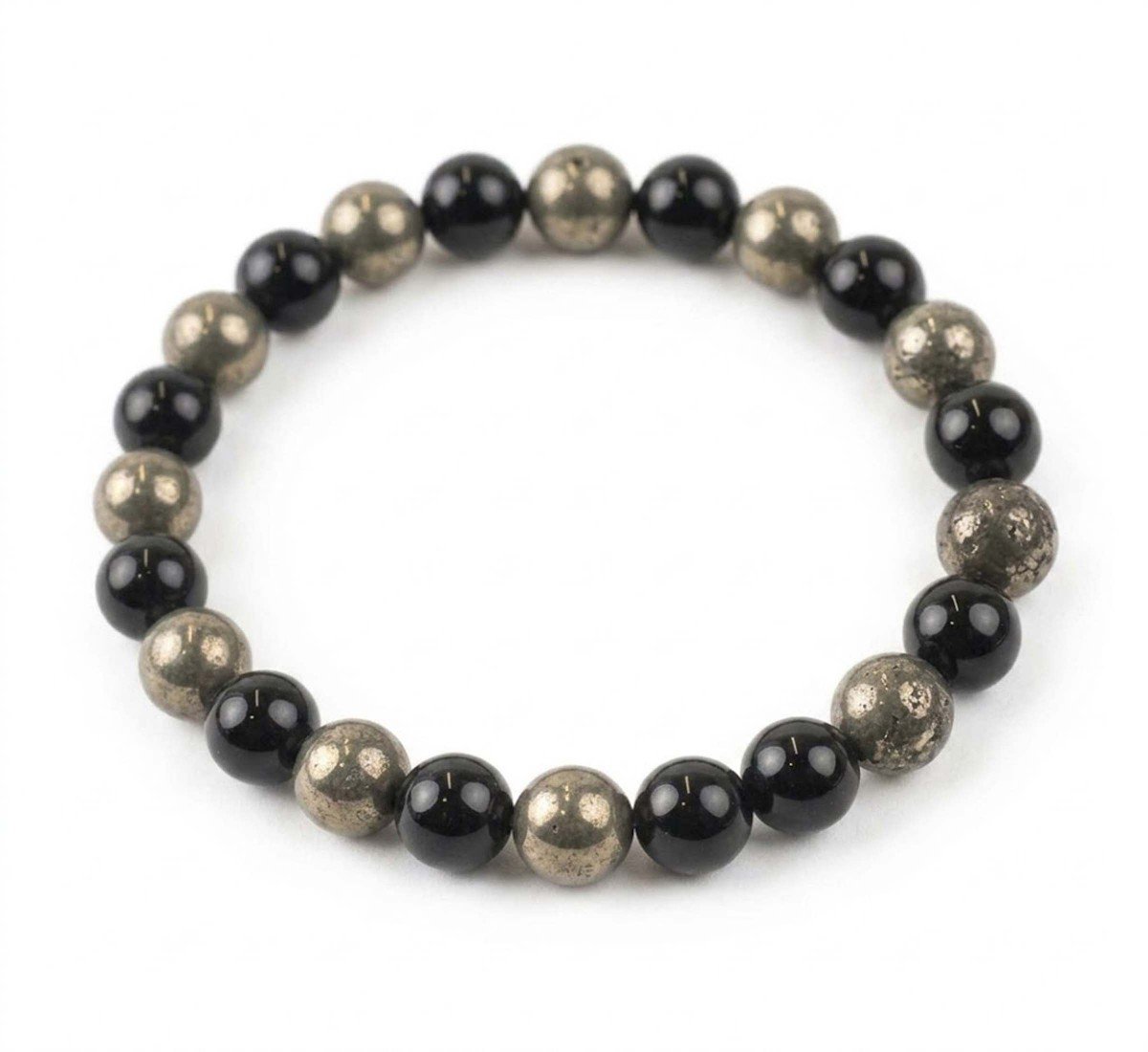 Pyrite & Black Obsidian