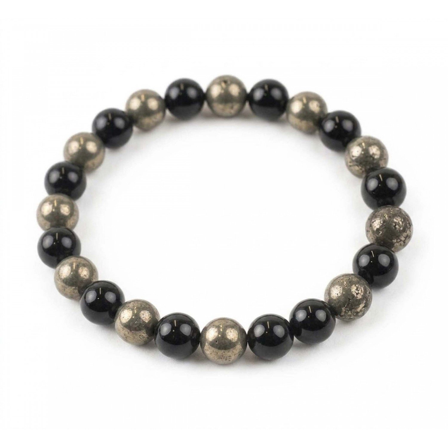 Pyrite & Black Obsidian