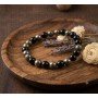 Pyrite & Black Obsidian