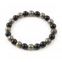 Pyrite & Black Obsidian