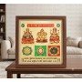 Shree Lakshmi Kuber Ganesh Yantra 