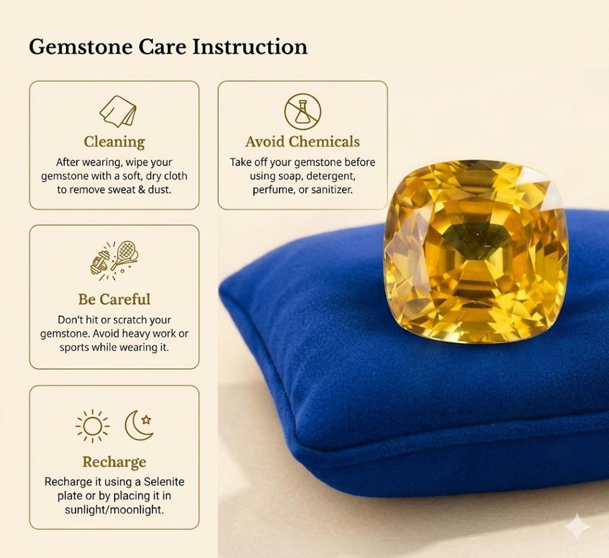 Pukhraj Yellow Sapphire 