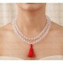 Sfatik (Clear Quartz ) Mala