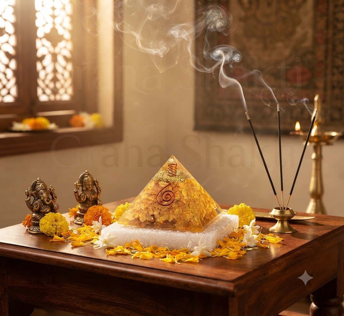Citrine Pyramid