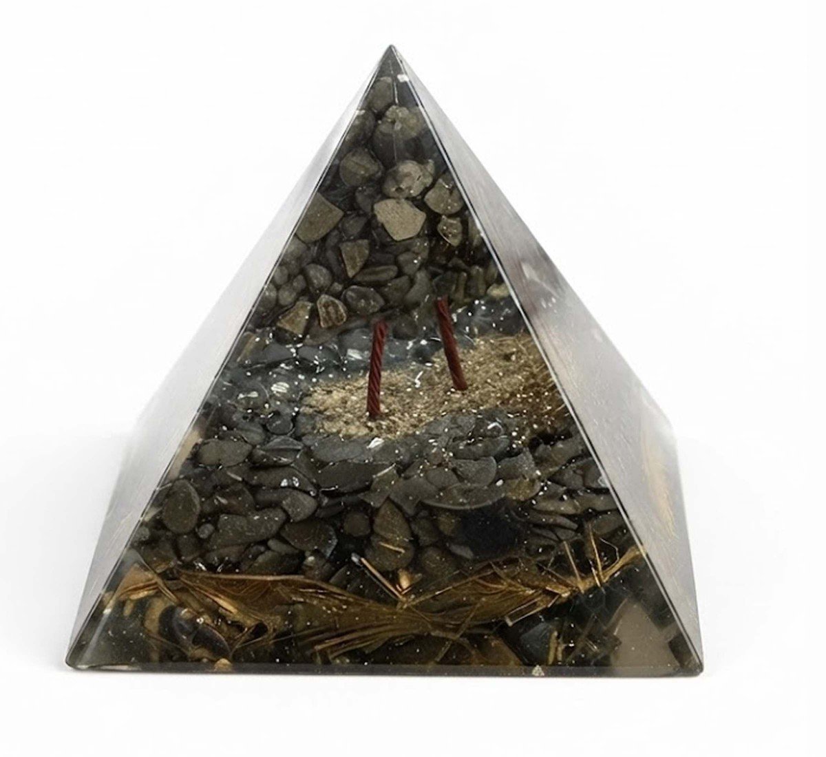 Money Magnet Pyrite Pyramid