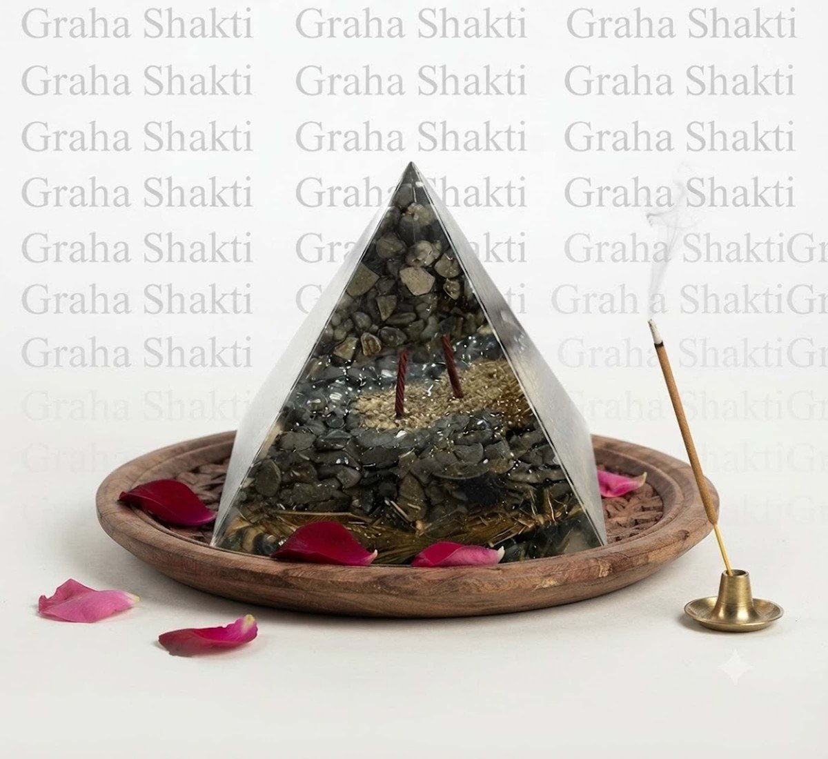 Money Magnet Pyrite Pyramid