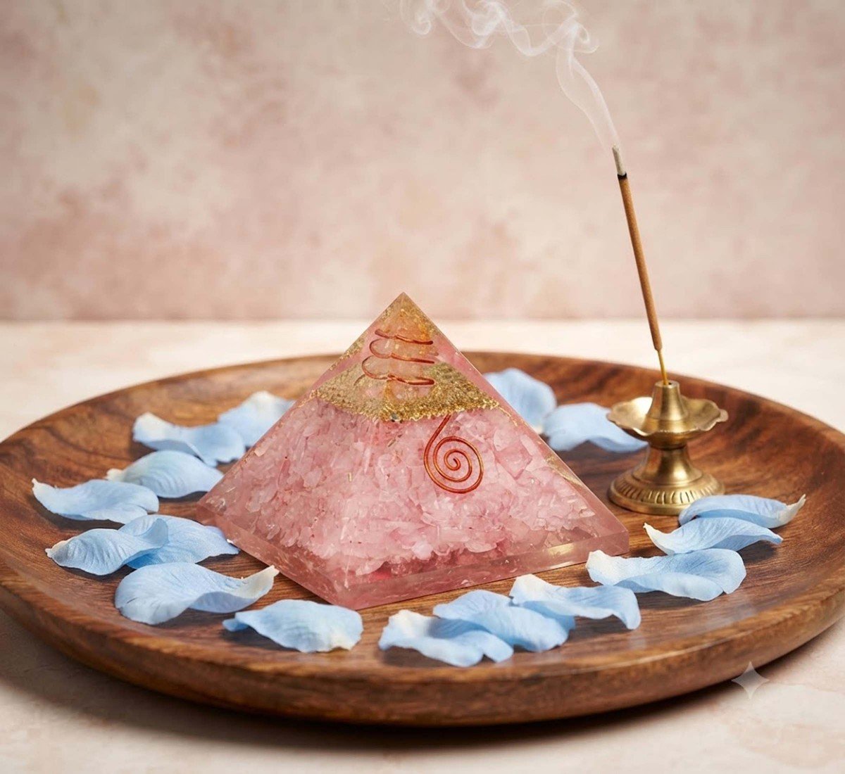 Rose Quartz Pyramid
