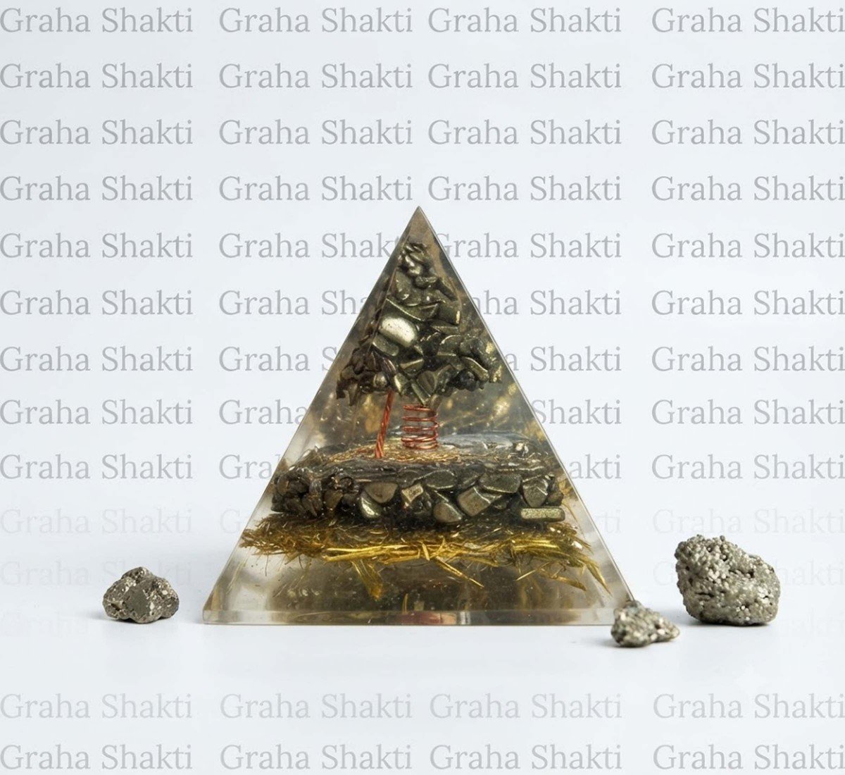 Pyrite Money Magnet Pyramid