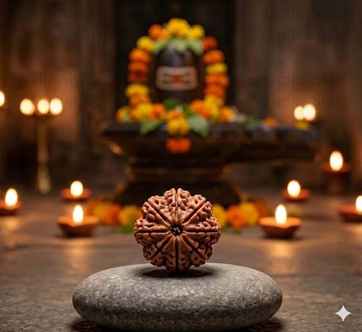 NaturaL 8 Mukhi Rudraksha 