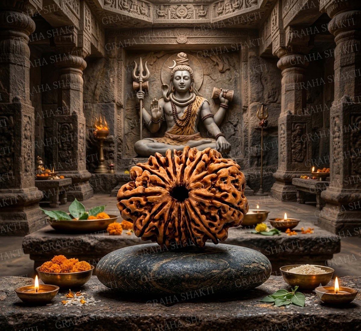 Natural 13 Mukhi Rudraksha 